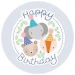 Cute animal cake topper