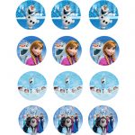 Frozen Cupcake Toppers