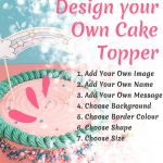 Personalised cake toppers