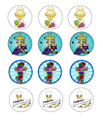 Communion Cupcake Toppers