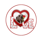 Puppy Love Cake Topper