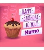 Birthday Cupcake Cake Topper - Image 2