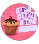 Birthday Cupcake Cake Topper