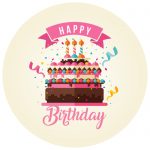 Happy Birthday Cake Topper