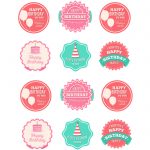 Happy Birthday Cupcake Toppers